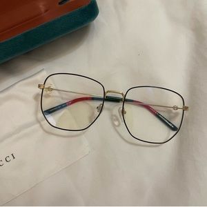 Gucci Metal Frame Eyeglasses